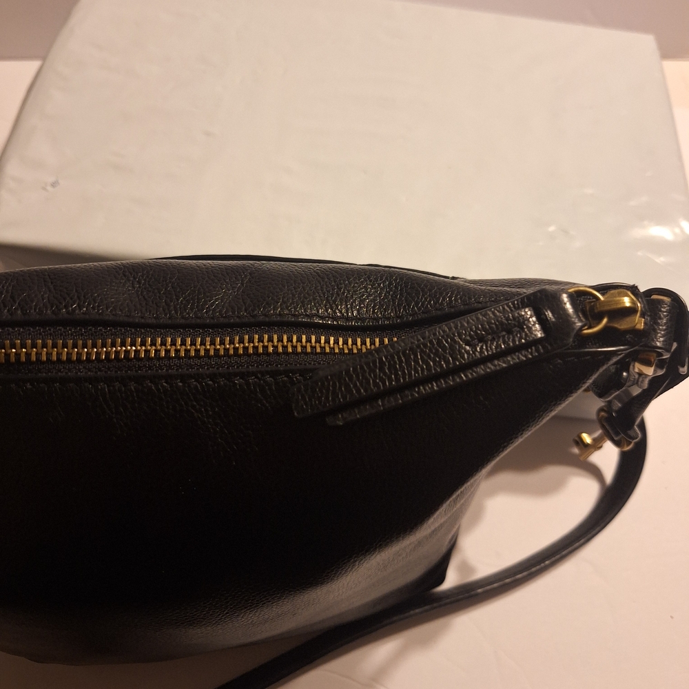 Fossil Black Leather Crossbody Bag - Picture 7 of 10